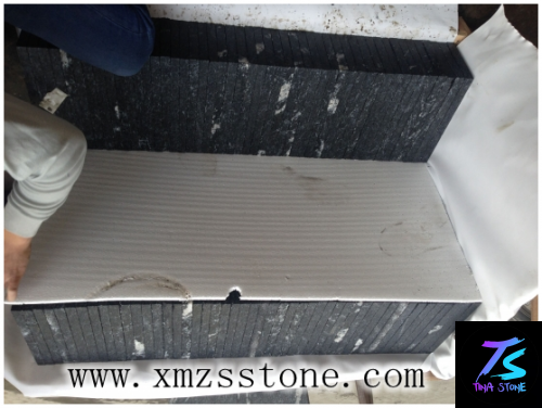 Packing & Loading Container marble granite tiles small slabs Wooden Crates Plastic sheet