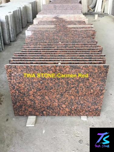 Carmen red ,Granite Stone Slabs  , Tiles Floor Wall