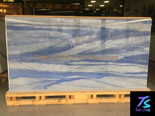 Azul Macaubas ,Quartz Stone Slabs  , Tiles Floor Wall