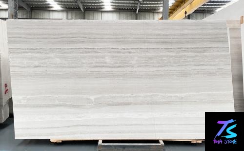 China Premium Quality Wooden White Marble Slab
