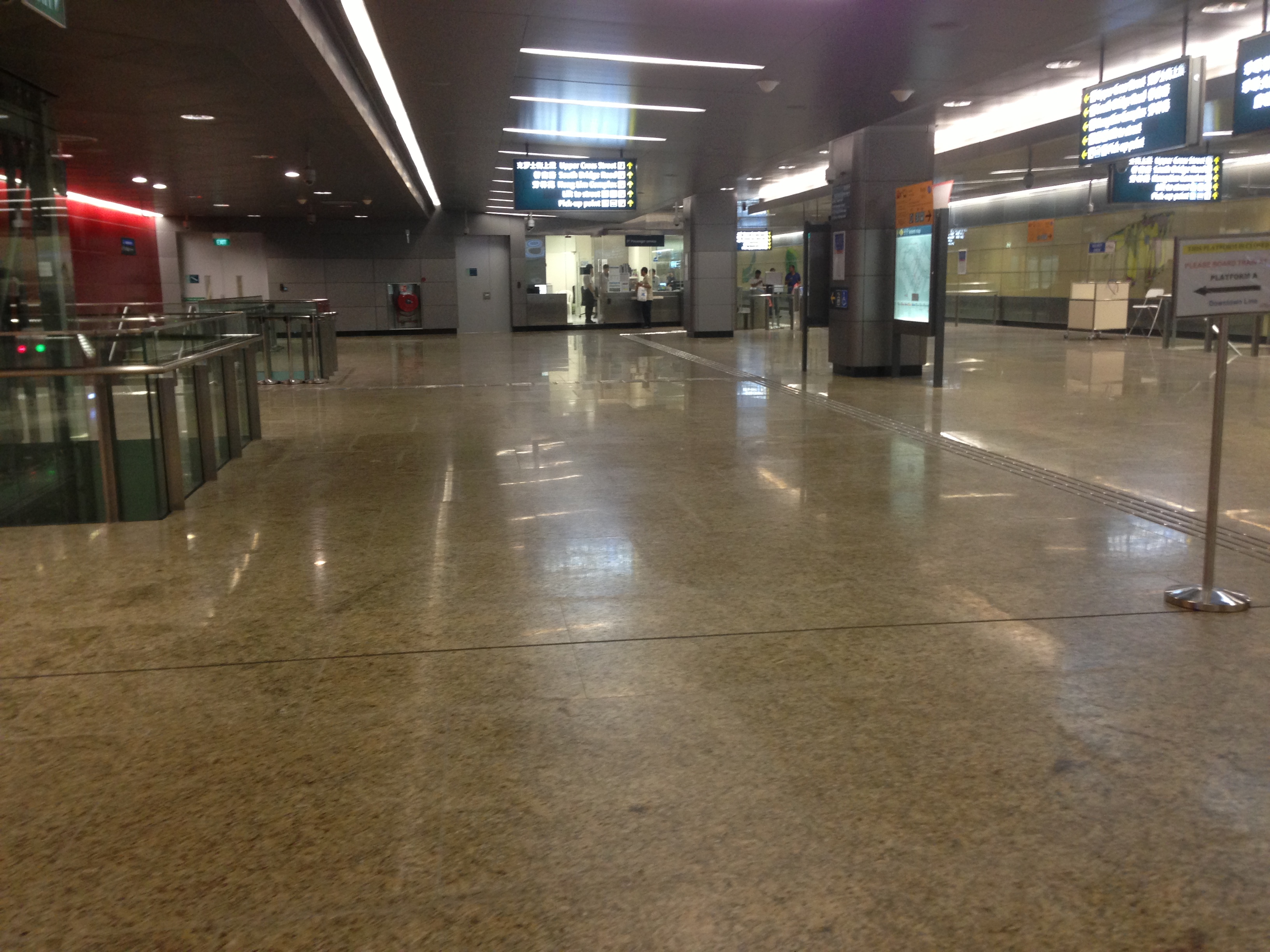 Project of Singapore China Town MRT station  supply the St Cecilia granite