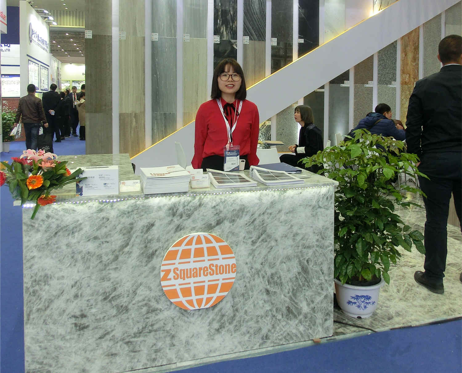 Tina Stone in 2019 China Xiamen International Stone Fair